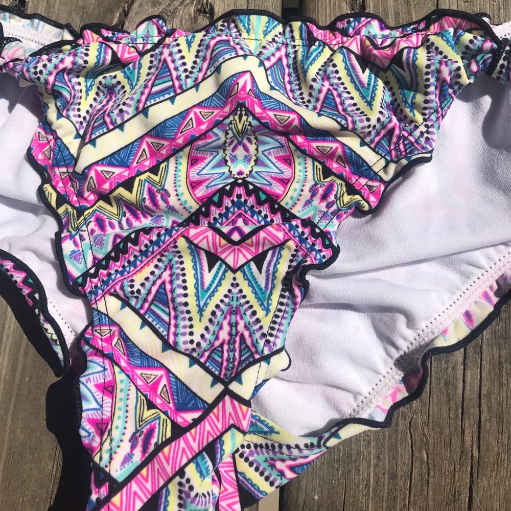 LA Hearts Women's Swimsuit Bikini Bottoms Size M